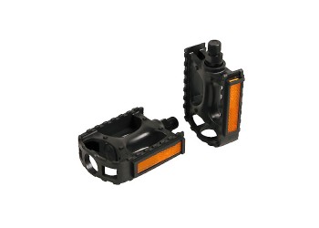 ΠΕΤΑΛΙΑ ΠΟΔΗΛΑΤΟΥ ΑΠΟ ΡΗΤΙΝΗ ΜΕ ΑΝΑΚΛΑΣΤΗΡΕΣ ΜΑΥΡΟ ΧΡΩΜΑ MTB-ATB BIKE PED-9 2ΤΕΜ.