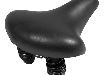 Σέλα ποδηλάτου με σφιγκτήρα (260x220mm /940gr) μαύρη SL-1 Selle/Saddles