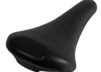 Σέλα ποδηλάτου με σφιγκτήρα (270x155mm /500gr) μαύρη SL-6 MTB-Soft Saddle