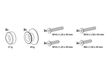 ΒΙΔΕΣ ΣΤΗΡΙΞΗΣ ΠΕΤΑΛΟΥ 10mm ΜΠΛΕ