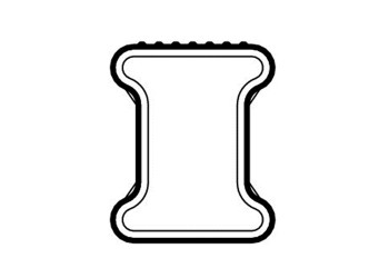 ΜΠΑΡΑ ΟΡΟΦΗΣ 180CM KARGO ΜΑΥΡΗ