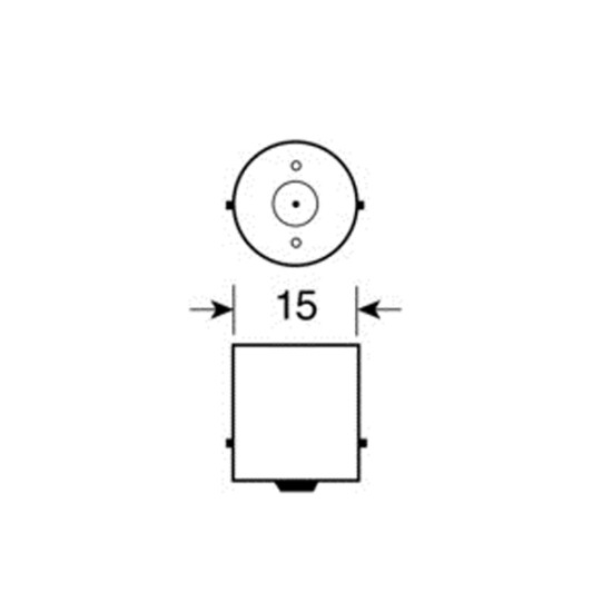 P21W 12V 21W BA15s ΜΟΝΟΠΟΛΙΚΟ CHROME SERIES ΚΑΘΡΕΠΤΗΣ ΚΟΚΚΙΝΟ ΦΩΣ BLISTER 2ΤΕΜ.