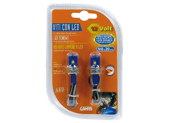 ΒΙΔΕΣ ΜΕ LED/12V 6000 MCD