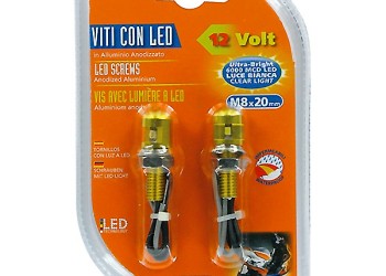 ΒΙΔΕΣ ΜΕ LED/12V 6000 MCD