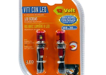 ΒΙΔΕΣ ΜΕ LED/12V 6000 MCD