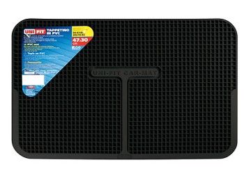 ΠΑΤΑΚΙ ΛΑΣΤΙΧΟ ΜΑΥΡΟ UNI-FIT 47x30cm 1ΤΕΜ.