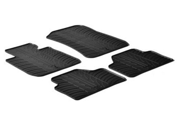 ΜΑΡΚΕ ΠΑΤΑΚΙΑ ΣΕ ΣΚΑΦΗ ΛΑΣΤΙΧΟ ΓΙΑ BMW X1 E87 10/2009-10/2015 SUMISURA ΣΕ ΜΑΥΡΟ ΧΡΩΜΑ ME ΚΟΥΜΠΩΜΑΤΑ LAMPA - 4 ΤΕΜ.