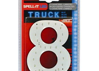 ΑΡΙΘΜΟΣ 8 ΜΠΛΕ 24V LED