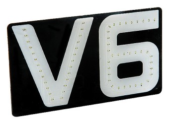 ΑΥΤΟΚΟΛΛΗΤΟ ΣΗΜΑ V6/24V, ΦΩΤΙΖΟΜΕΝΟ