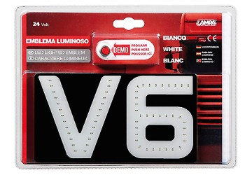 ΑΥΤΟΚΟΛΛΗΤΟ ΣΗΜΑ V6/24V, ΦΩΤΙΖΟΜΕΝΟ