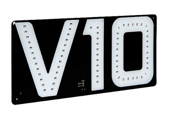 ΑΥΤΟΚΟΛΛΗΤΟ ΣΗΜΑ V10/24V, ΦΩΤΙΖΟΜΕΝΟ