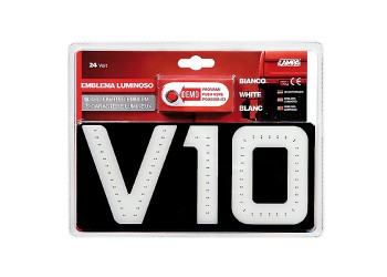 ΑΥΤΟΚΟΛΛΗΤΟ ΣΗΜΑ V10/24V, ΦΩΤΙΖΟΜΕΝΟ