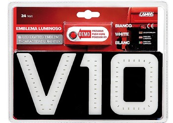 ΑΥΤΟΚΟΛΛΗΤΟ ΣΗΜΑ V10/24V, ΦΩΤΙΖΟΜΕΝΟ