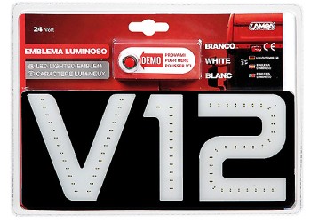 ΑΥΤΟΚΟΛΛΗΤΟ ΣΗΜΑ V12/24V, ΦΩΤΙΖΟΜΕΝΟ