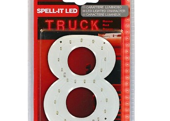 ΑΡΙΘΜΟΣ 8 ΚΟΚΚΙΝΟ 24V LED