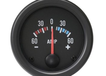 ΑΜΠΕΡΟΜΕΤΡΟ 52mm ΜΑΥΡΟ