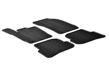 ΜΑΡΚΕ ΠΑΤΑΚΙΑ ΣΕ ΣΚΑΦΗ ΛΑΣΤΙΧΟ ΓΙΑ AUDI A1 3D / 5D SPORTBACK 09/2010-10/2018 SUMISURA ΣΕ ΜΑΥΡΟ ΧΡΩΜΑ ME ΚΟΥΜΠΩΜΑΤΑ LAMPA - 4 ΤΕΜ.