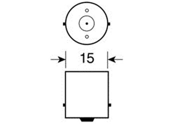 P21W 12V BA15s MEGA-LED20 ΑΛΟΥΜΙΝΙΟΥ COB ΔΙΑΘΛΑΣΗΣ (ΜΟΝΟΠΟΛΙΚΟ) BLISTER 1ΤΕΜ.