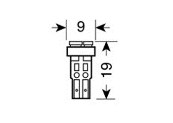 T5 12V ΛΕΥΚΟ 3SMDx1CHIPS HYPER-LED2
