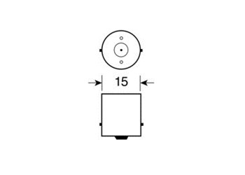 ΛΑΜΠΑΚΙ P21W 12V BA15s HYPER-LED 81