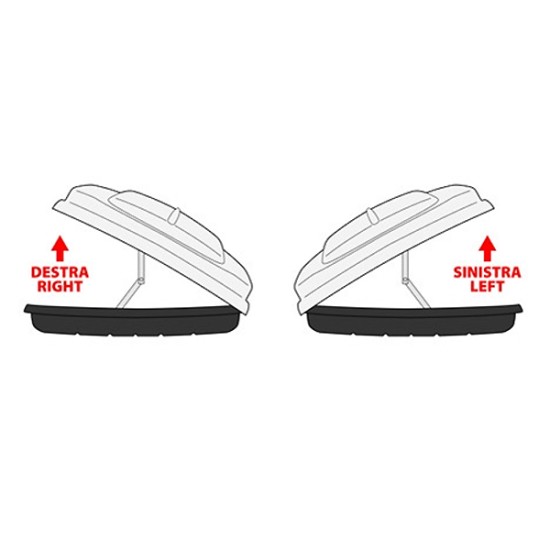 ΜΠΑΓΚΑΖΙΕΡΑ ΟΡΟΦΗΣ NORDRIVE BOX 430D LT ΜΕ ΔΙΠΛΟ ΑΝΟΙΓΜΑ ΣΕ ΜΑΥΡΟ ΧΡΩΜΑ ΜΕ ΓΥΑΛΙΣΤΕΡΗ ΥΦΗ - 1 ΤΕΜ.