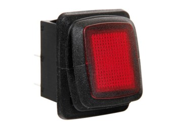 ΑΔΙΑΒΡΟΧΟΣ ΔΙΑΚΟΠΤΗΣ 10A 12/24V ΚΟΚΚΙΝΟΣ