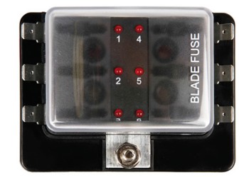 ΔΙΑΝΕΜΗΤΗΣ ΑΣΦΑΛΕΙΟΘΗΚΗ 12/24V 1 ΕΣΟΔΟ - 6 ΕΞΟΔΟΙ