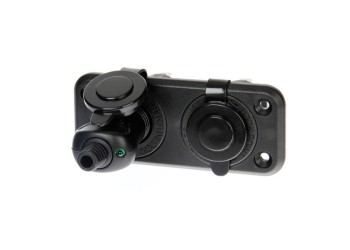 ΠΡΙΖΑ ΑΝΑΠΤΗΡΑ  ΔΙΠΛΗ ΜΕ ΚΑΠΑΚΙ 12/24V