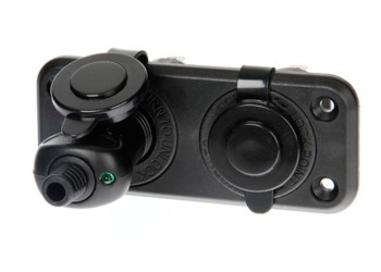 ΠΡΙΖΑ ΑΝΑΠΤΗΡΑ  ΔΙΠΛΗ ΜΕ ΚΑΠΑΚΙ 12/24V