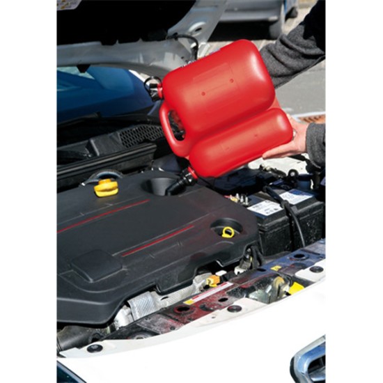 ΜΠΕΤΟΝΙ-ΚΑΝΙΣΤΡΟ ΠΛΑΣΤΙΚΟ ΔΙΠΛΟ ΜΕ ΣΤΟΜΙΟ JERRY CAN ΓΙΑ ΚΑΥΣΙΜΑ/ΜΙΓΜΑΤΑ ΚΑΥΣΙΜΩΝ/ΛΙΠΑΝΤΙΚΑ/ΓΡΑΣΣΟ ΚΟΚΚΙΝΟ (5,5+3LT)