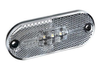 ΦΩΣ ΟΓΚΟΥ ΦΟΡΤΗΓΟΥ 24V 5LED 108x44mm ΛΕΥΚΟ ΑΔΙΑΒΡΟΧΟ LAMPA -1ΤΕΜ.