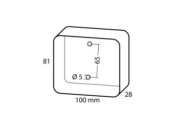 ΠΙΣΩ ΦΑΝΑΡΙ ΟΜΙΧΛΗΣ 12/24V (ΚΟΚΚΙΝΟ - 19 LED - 81 Χ 100mm) - 1 ΤΕΜ.