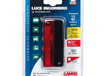 ΦΩΣ ΘΕΣΕΩΣ 93x38mm 12/24V ΚΟΚΚΙΝΟ