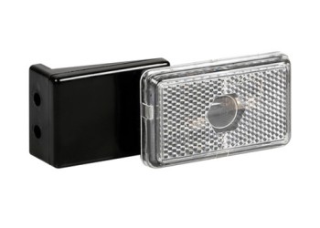 ΠΛΑΙΝΟ ΦΩΣ 110x45mm 12/24V ΛΕΥΚΟ