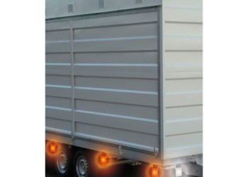 ΠΛΑΙΝΟ ΦΩΣ 110x45mm 12/24V ΠΟΡΤΟΚΑΛΙ