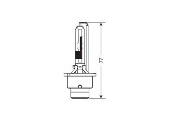 D2R HID XENON 12/24V - 35W - 6.000K (ΛΕΥΚΟ/ΨΥΧΡΟ - ICE WHITE) - 1ΤΕΜ. BLISTER