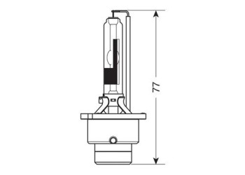 D2R HID XENON 12/24V - 35W - 6.000K (ΛΕΥΚΟ/ΨΥΧΡΟ - ICE WHITE) - 1ΤΕΜ. BLISTER