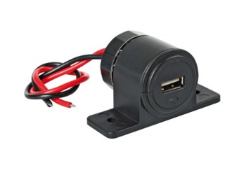 ΠΡΙΖΑ USB ΜΕ ΒΑΣΗ KAI ΕΝΔΕΙΞΗ LED 2100mA 12/24V