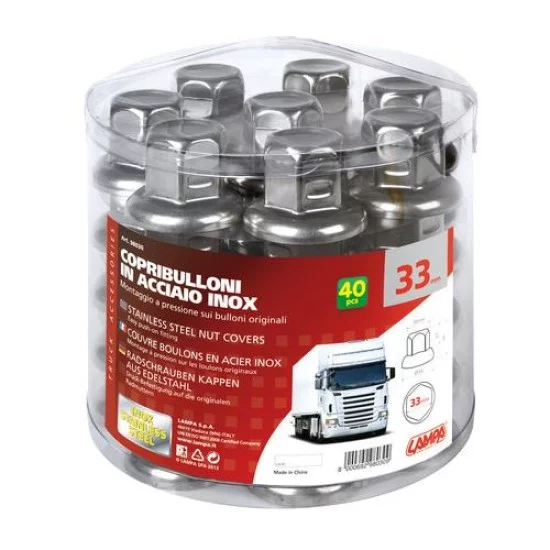 ΚΑΠΑΚΙΑ ΠΑΞΙΜΑΔΙΩΝ / ΜΠΟΥΛΟΝΙΩΝ ΦΟΡΤΗΓΟΥ ΧΡΩΜΙΟΥ 33mm