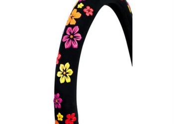 Lampa Κάλυμμα Τιμονιού Αυτοκινήτου Blossom Άοσμο 37-39εκ. Άοσμο Βελούδινο με PU λουλούδια Πολύχρωμο - 1 τεμ. (L3312.6)