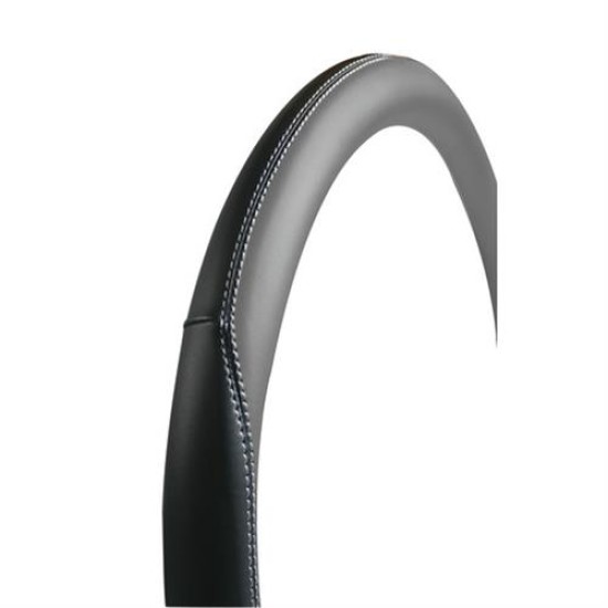Lampa Κάλυμμα Τιμονιού Αυτοκινήτου Club Premium 35-37εκ.  Άοσμο Μαλακό  Ultra soft Skeentex Μαύρο Γκρι 1-τεμ. (L3311.6)