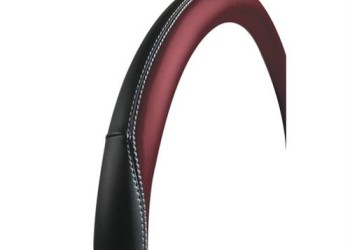 Lampa Κάλυμμα Τιμονιού Αυτοκινήτου Club Premium 37-39εκ.  Άοσμο Μαλακό  Ultra-soft Skeentex Κόκκινο Μαύρο 1-τεμ. (L3311.8)