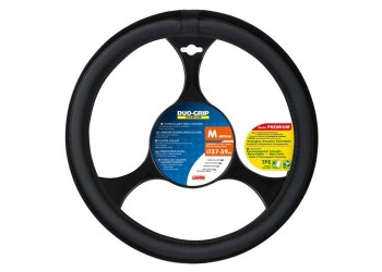 Lampa Κάλυμμα Τιμονιού Αυτοκινήτου DUO GRIP 37-39εκ. Άοσμο πλεχτή αντιιδρωτική επένδυση Μαύρο 1-τεμ. (L3314.1)