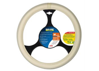 Lampa Κάλυμμα Τιμονιού Αυτοκινήτου Duo-Grip 37-39εκ. Άοσμο πλεχτή αντιιδρωτική επένδυση Μπεζ 1-τεμ. (L3313.9)