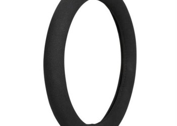 Lampa Κάλυμμα Τιμονιού Αυτοκινήτου Formula Maxi 38-39,5εκ. Άοσμο Ευρείας κάλυψης Μαύρο με Μαύρη Ραφή 1-τεμ. (L3314.3)