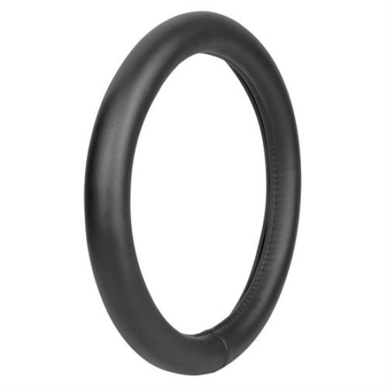 Lampa Κάλυμμα Τιμονιού Αυτοκινήτου Ecopelle Premium 36.5-38εκ. Άοσμο Λείο Skeentex Μαύρο 1-τεμ. (L3314.5)