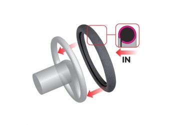 Lampa Κάλυμμα Τιμονιού Αυτοκινήτου Ecopelle Premium 36.5-38εκ. Άοσμο Λείο Skeentex Μαύρο 1-τεμ. (L3314.4)