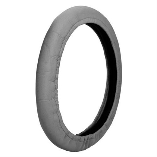 Lampa Κάλυμμα Τιμονιού Αυτοκινήτου Protector 2in1 με Διάμετρο 34-45εκ. Neopren & Polyester Γκρι Ελαστικό 1-τεμ. (L3314.7)