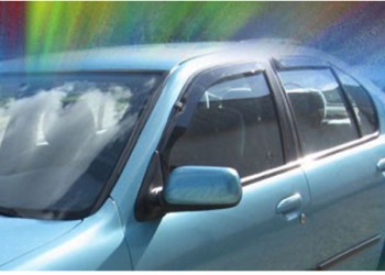 ΑΝΕΜΟΘΡΑΥΣΤΕΣ ΓΙΑ NISSAN PRIMERA P11 4D/5D 09/1996-2002 ΖΕΥΓΑΡΙ ΑΠΟ ΕΥΚΑΜΠΤΟ ΦΙΜΕ ΠΛΑΣΤΙΚΟ HEKO - 2 ΤΕΜ.