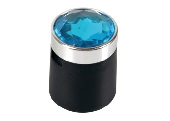 ΚΑΠΑΚΙΑ ΓΙΑ ΜΠΟΥΛΟΝΙΑ ΜΠΛΕ ΚΡΥΣΤΑΛΛΟ 17mm